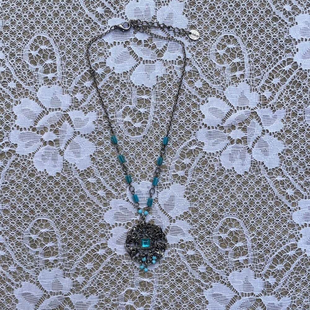 Claire's Indie Boho Beaded Pendant Necklace